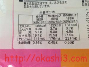 亀田製菓柿の種(梅しそ)　栄養成分